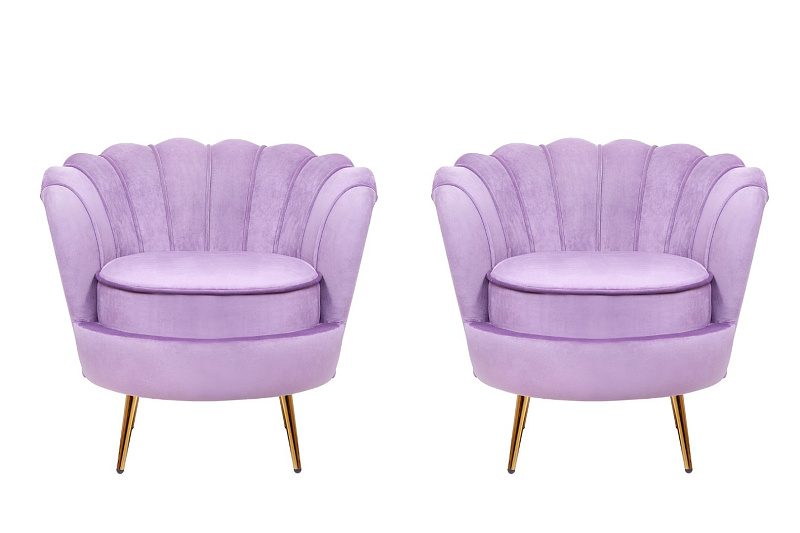 Комплект кресел ракушка Pearl Purple