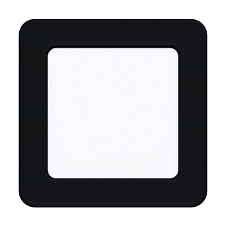 99187 Светодиодный встраиваемый светильник FUEVA 5, 5,5W (LED), 117х117, ET26, 700lm, 4000K, сталь, черный