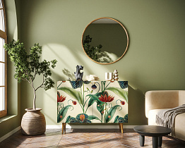 Комод "Berber" две дверки 55 принт арт BB04/Print_55