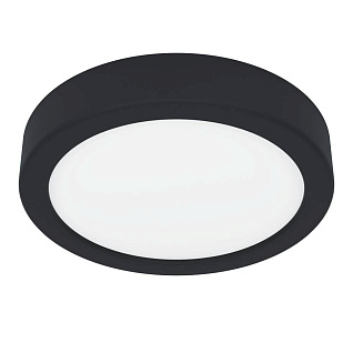 900637 Накладной светильник FUEVA 5, 11W (LED), 3000K, IP44, ?160, сталь, черный / пластик, белый