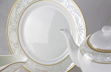 Посуда из костяного фарфора Marbella 26 Pcs Dinner Set №0