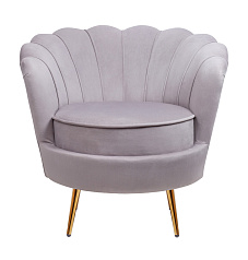 Низкое кресло ракушка Pearl Grey в Екатеринбурге