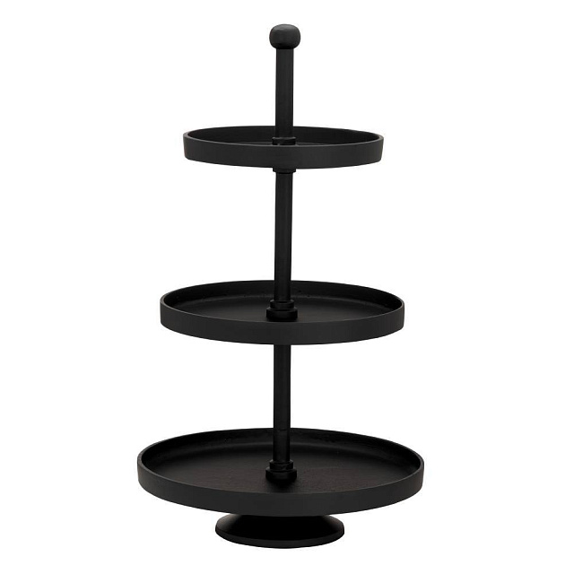 427645 Блюдо-этажерка декоративное BABIRIK H510 алюминий, черный в Екатеринбурге 427645 Блюдо-этажерка декоративное BABIRIK H510 алюминий, черный