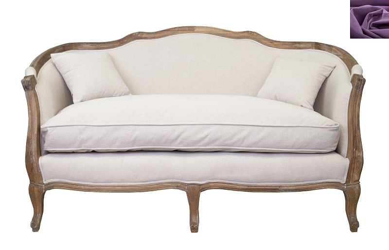 Диван ампир Darcy 2 фиолетовый в Екатеринбурге Диван ампир Darcy 2 фиолетовый