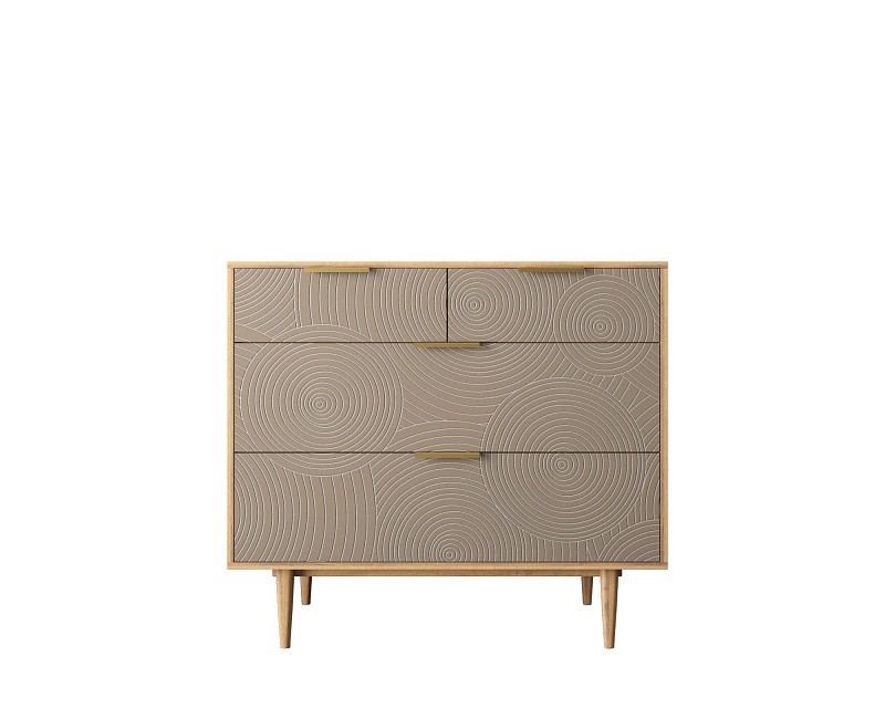 Комод с четыремя ящиками "Line" R22/beige