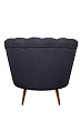 Низкое кресло Pearl Black Boucle №3