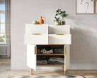 Большой комод с четырьмя ящиками и дверками "Line" LN17/GR1/beige №1