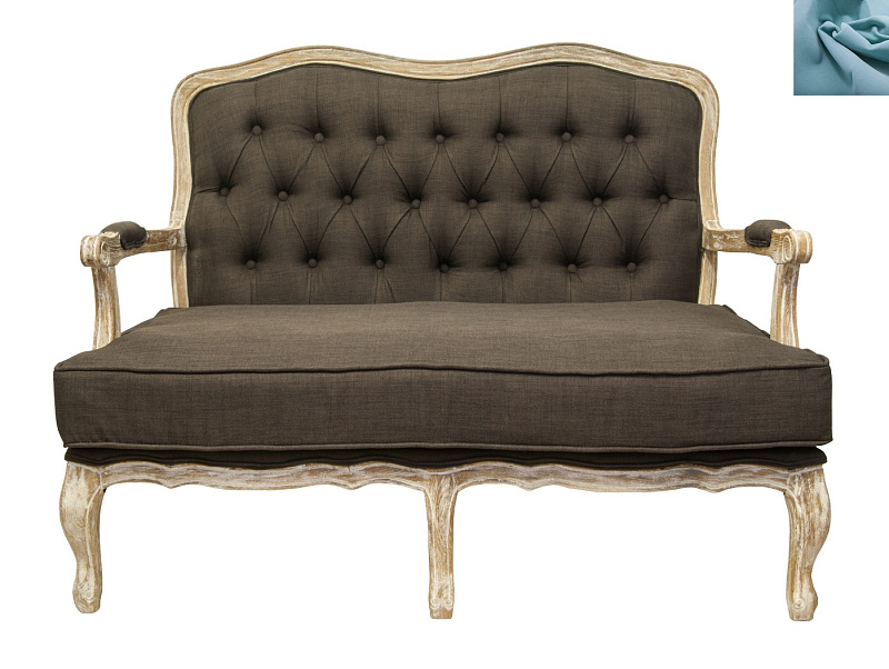 Прямой диван модерн Yareli Brown V2 голубой в Екатеринбурге Прямой диван модерн Yareli Brown V2 голубой