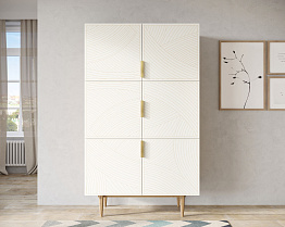 Большой комод с шестью дверками "Line" LN04/GR1/beige