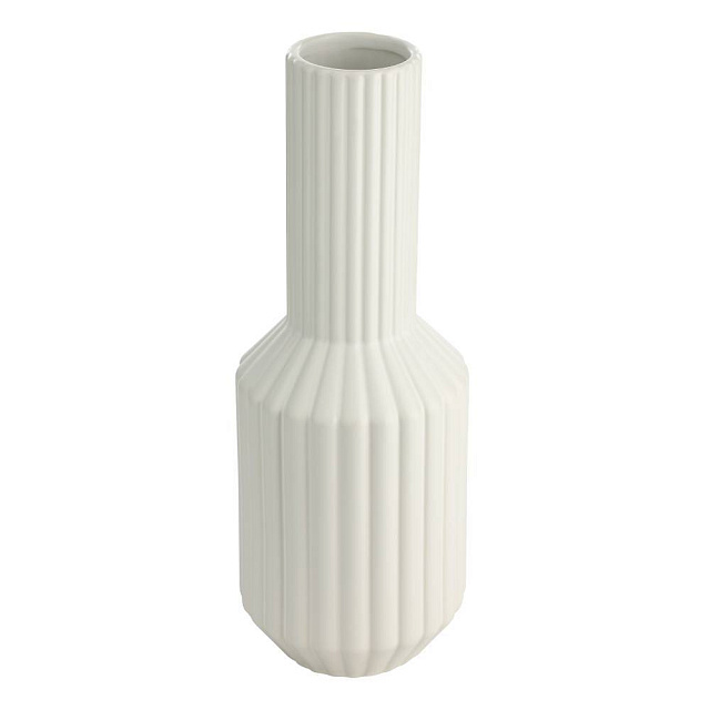 421022 Ваза декоративная HIRADO, H335, ?128, керамика, белый в Екатеринбурге 421022 Ваза декоративная HIRADO, H335, ?128, керамика, белый