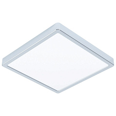 99269 Светодиодный накладной светильник FUEVA 5, 20,5W (LED), 285х285, H28, 2400lm, 3000K, IP44, сталь