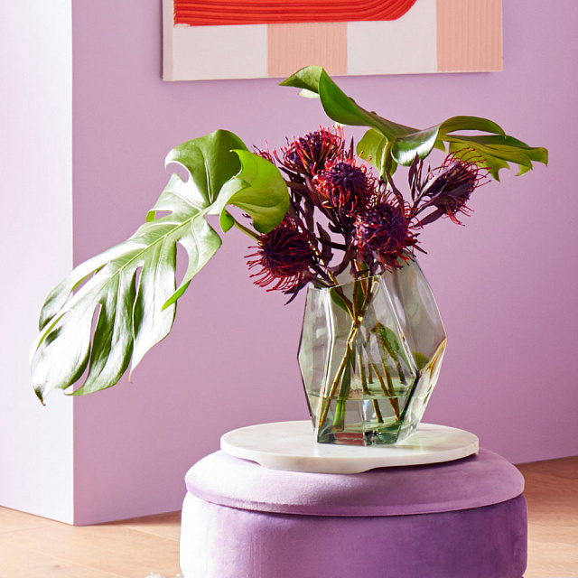 427254 Тарелка декоративная SIAYAN, L300, B300, H20, мрамор, белый в Екатеринбурге 427254 Тарелка декоративная SIAYAN, L300, B300, H20, мрамор, белый