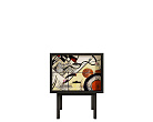 Тумбочка с двумя ящиками "Emerson" by Kandinsky арт EM16/Print_01 №0