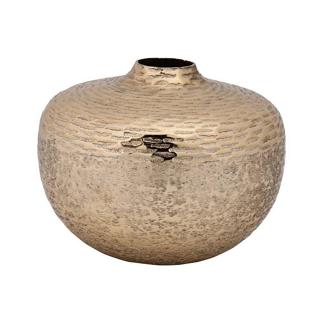 421342 Ваза декоративная KURASHIKI, H190, ?250, металл, брашированное золото в Екатеринбурге 421342 Ваза декоративная KURASHIKI, H190, ?250, металл, брашированное золото