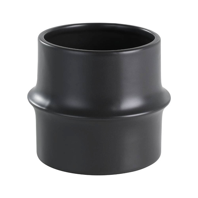 428151 Кашпо PARKENT, H140 глина, черный в Екатеринбурге 428151 Кашпо PARKENT, H140 глина, черный