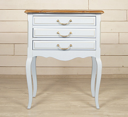 Тумба "Leontina Blue" на 3 ящика арт ST9348B