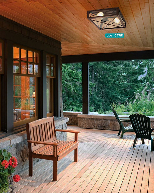 64751 Уличный настенно-потолочный светильник GAUDESI в Екатеринбурге 64751 Уличный настенно-потолочный светильник GAUDESI