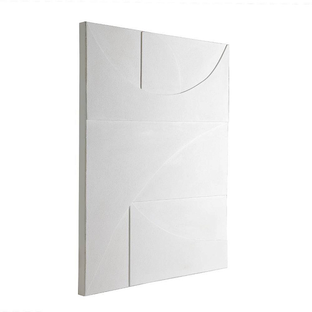 423128 Картина BESERAH, L800, B37, H1000, холст, дерево, белый