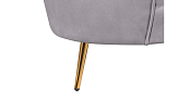 Комплект кресел и дивана ракушка Pearl Double Grey №5