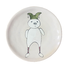 Тарелка десертная "Snowman" арт NG05