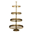 427649 Блюдо-этажерка декоративное BABIRIK H700 алюминий, золотой №0