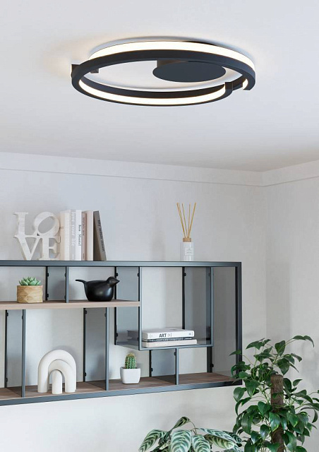 901821 Светодиодный настенно-потолочный светильник с регулировкой цветовой температуры MEZZOMONTE, 1X20W 1X20W(LED LED), 2700-6500K, 2220 2220lm, алюм