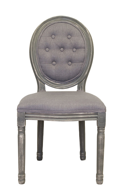 Дизайнерский обеденный стул модерн Volker Button Grey в Екатеринбурге Дизайнерский обеденный стул модерн Volker Button Grey