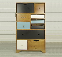 Комод универсальный «Aquarelle Birch» 10 ящиков арт RE-14ETG/4