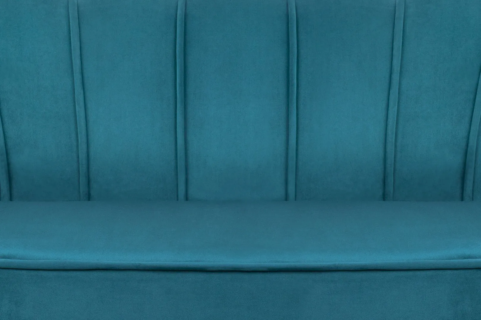 фото Диван ракушка Pearl Double Marine Velvet на черных ножках