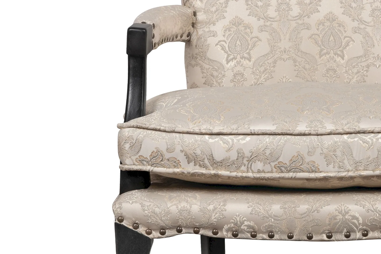 Мягкое полукресло с подлокотниками Anver Beige and Black в интерьере в Екатеринбурге