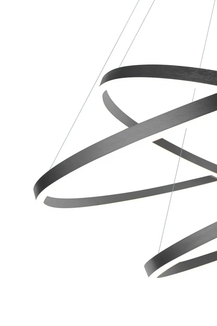 Люстра Orblaze 3 rings 600 black в интернет-магазине
