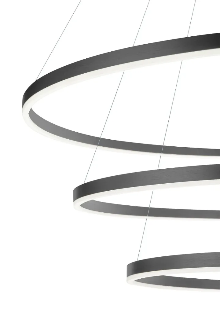 купить Люстра Orblaze 3 rings 600 black в интернет-магазине