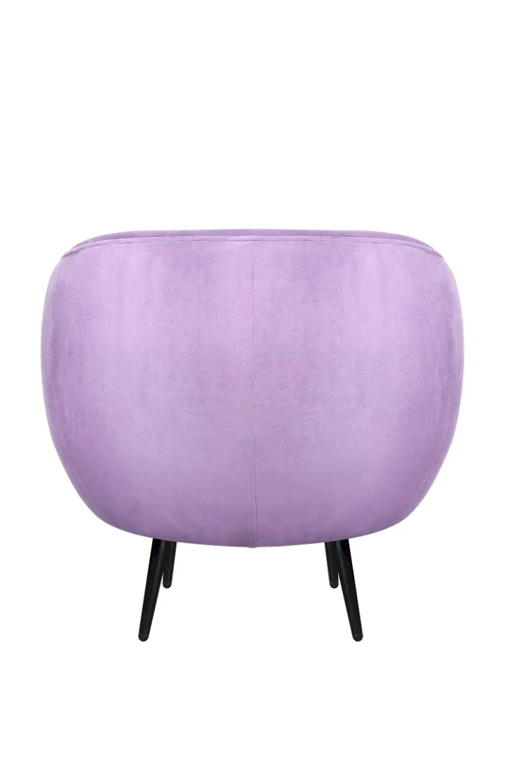 Мягкое кресло Benee Purple на черных ножках в интернет-магазине