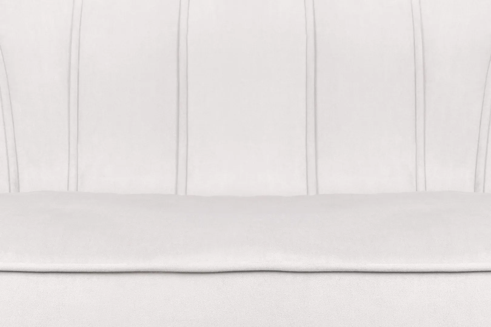 фото Диван ракушка Pearl Triple Beige на черных ножках