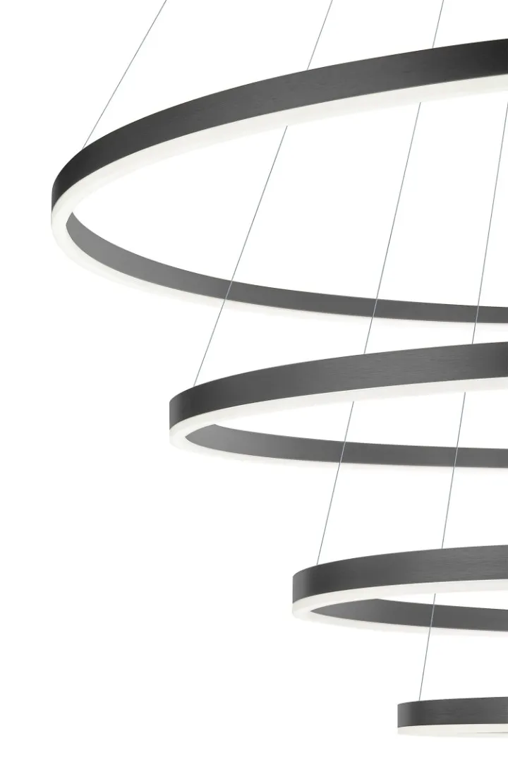 купить Люстра Orblaze 4 rings 1000 black в интернет-магазине