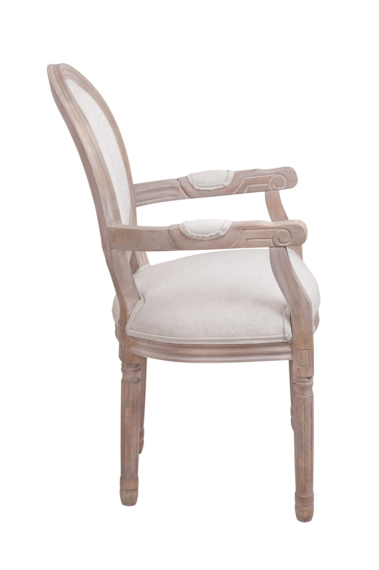 заказать Мягкий стул с подлокотниками Volker Arm Beige V2