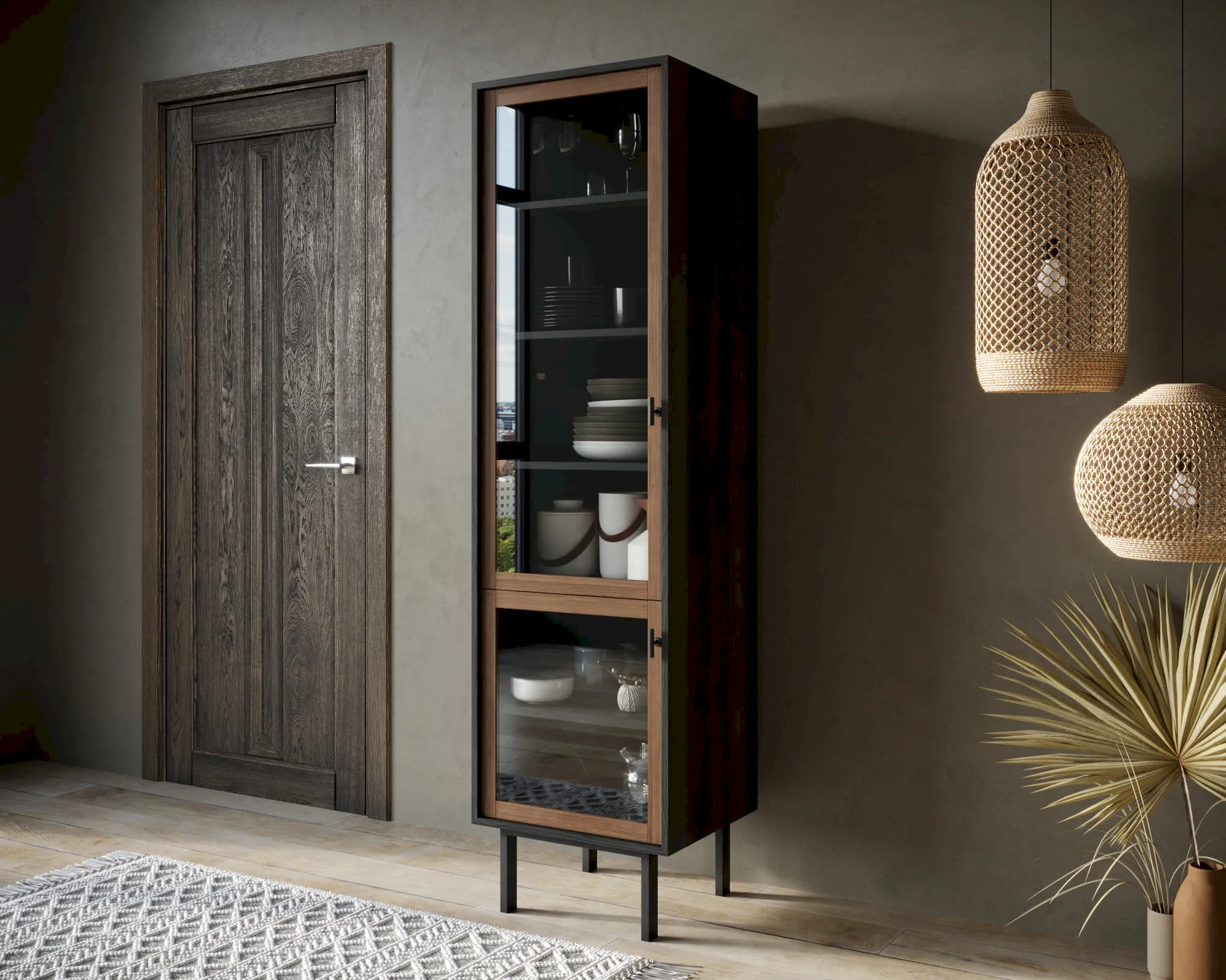 заказать Шкаф c двумя дверками "Эмерсон (Emerson)" арт EM10