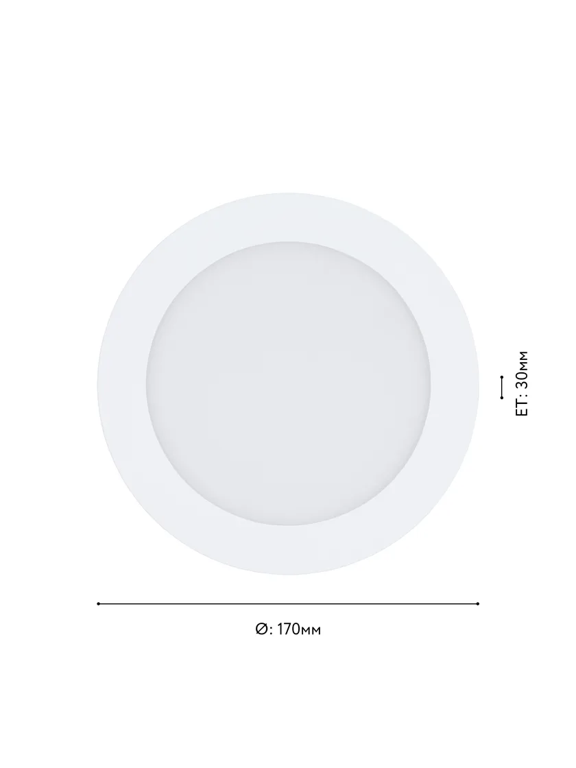 64612 Светодиодный встраиваемый светильник FUEVA 1 PRO, 10,5W(LED) в интернет-магазине