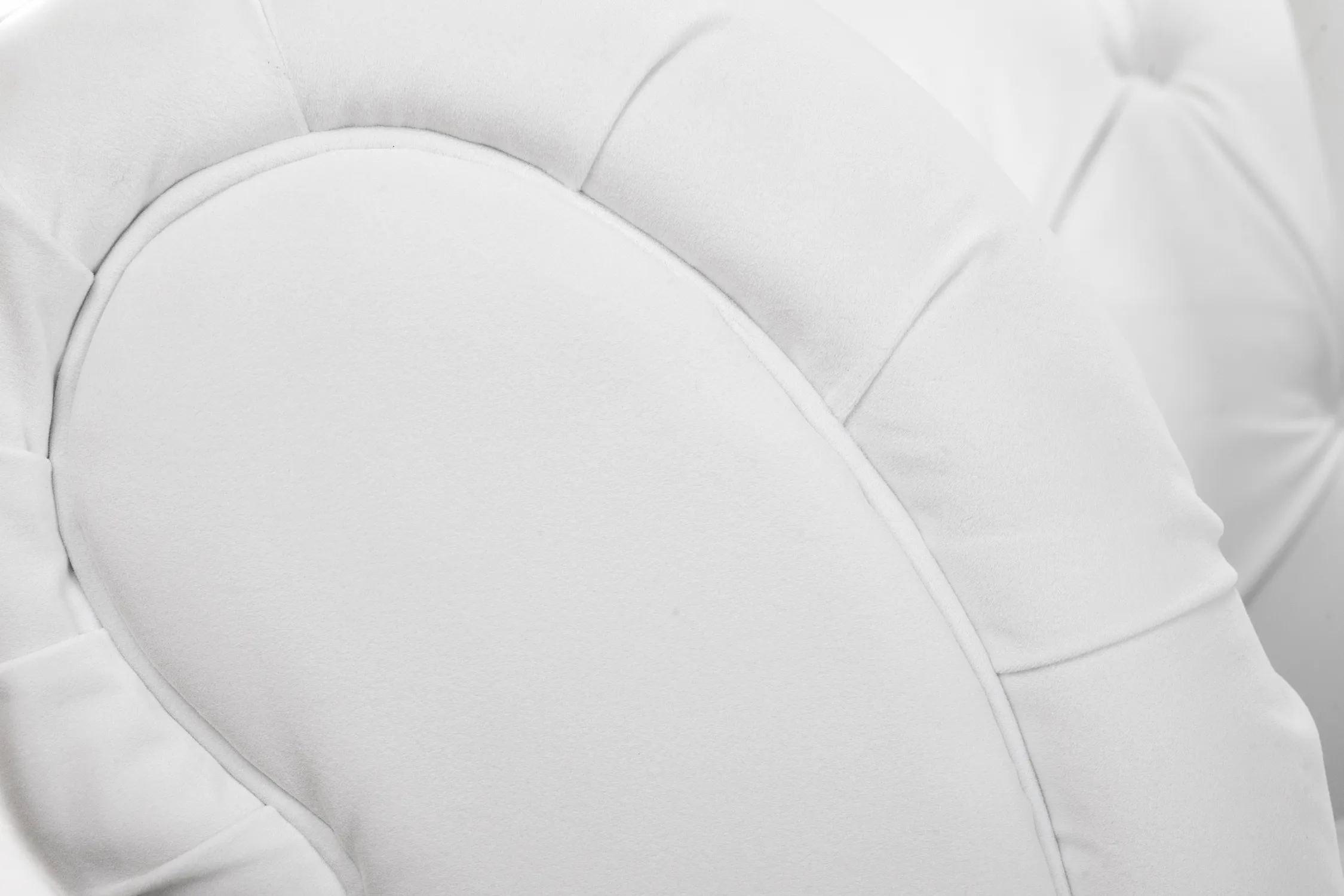 заказать Трехместный прямой диван мягкий арт-деко Neylan белый в интернет-магазине в Екатеринбурге