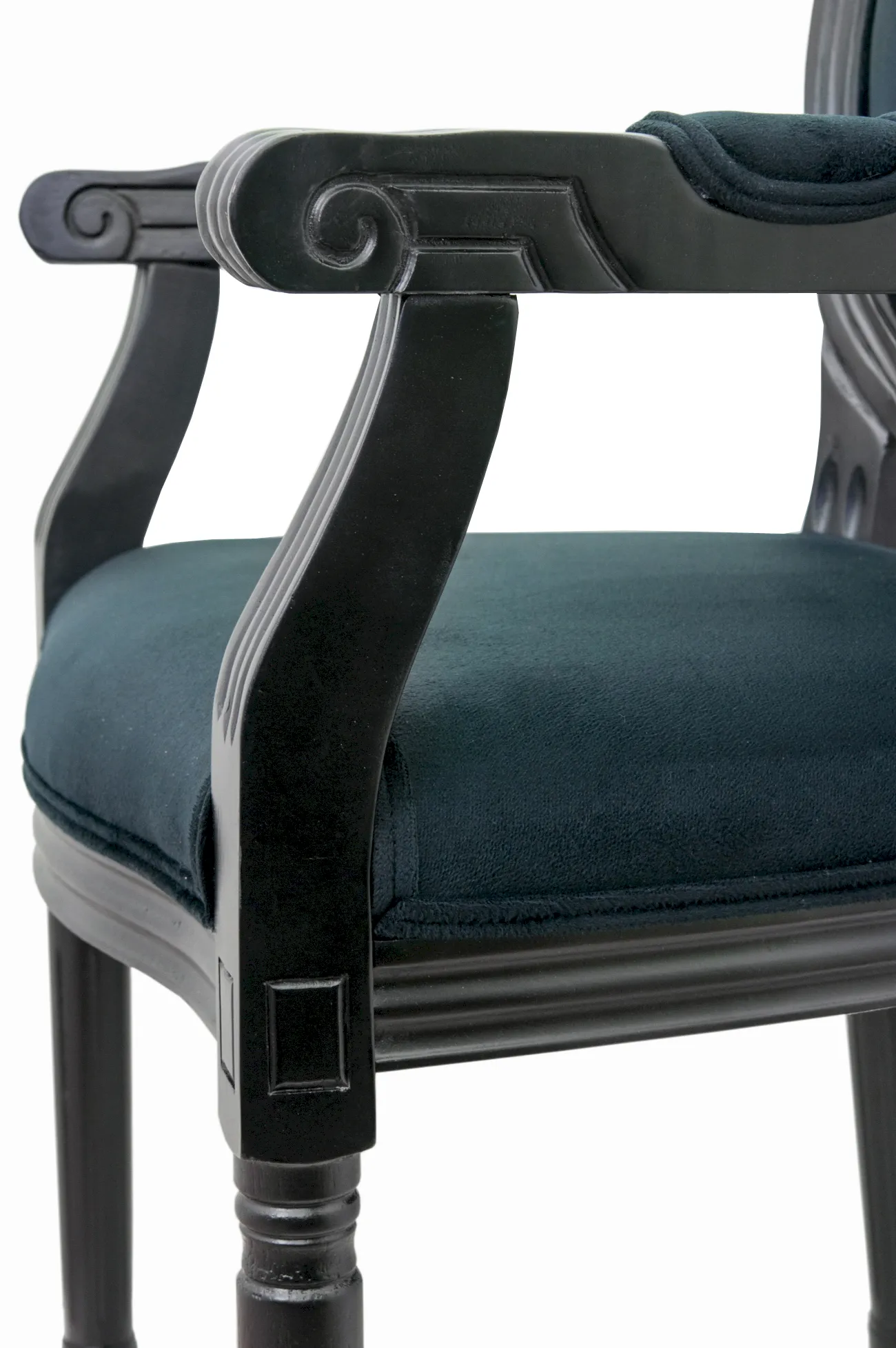 фото Мягкий стул с подлокотниками Volker Arm Black в Москве фото Мягкий стул с подлокотниками Volker Arm Black