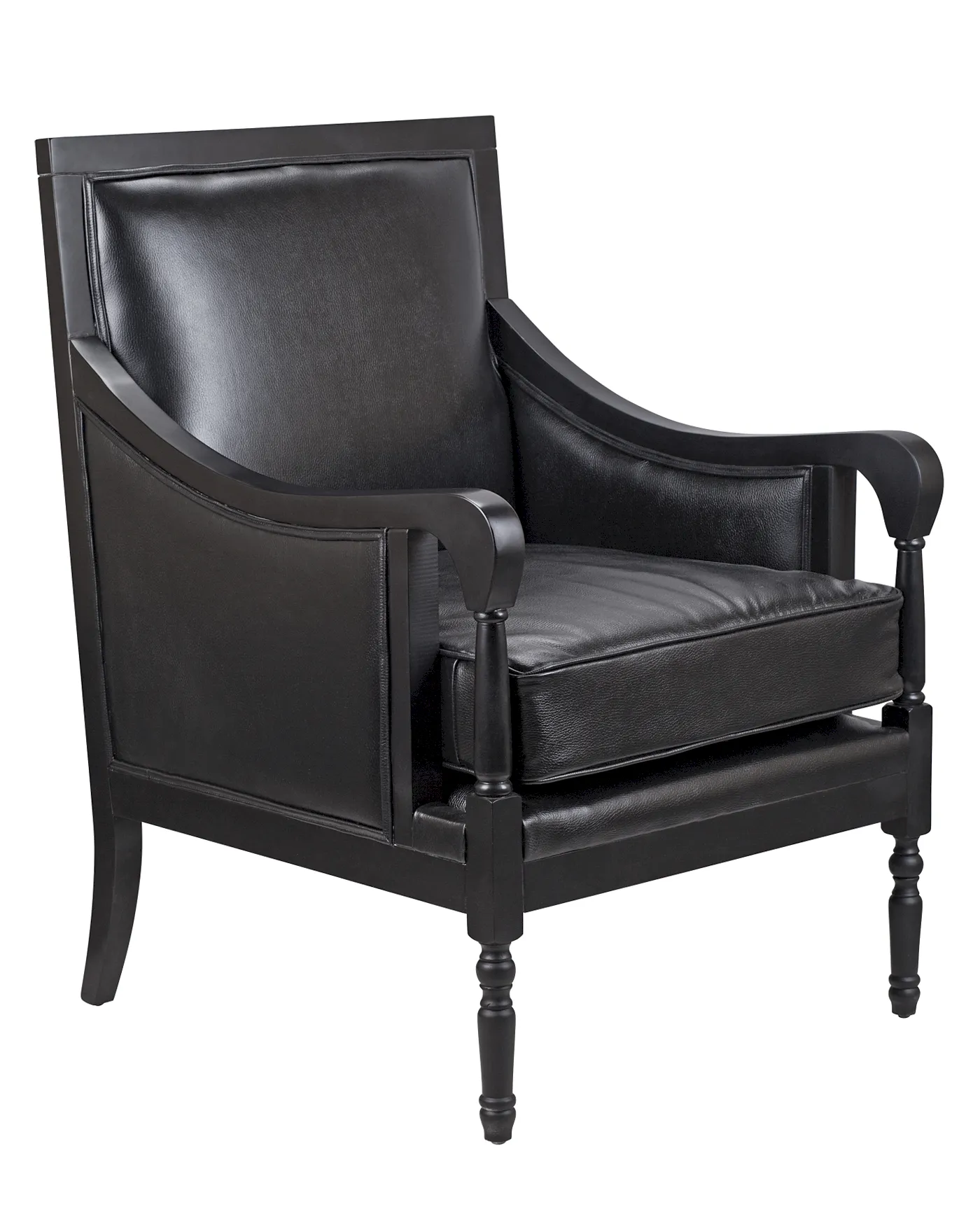 купить Классическое американское кресло Colin Black Leather в Москве купить Классическое американское кресло Colin Black Leather в Екатеринбурге