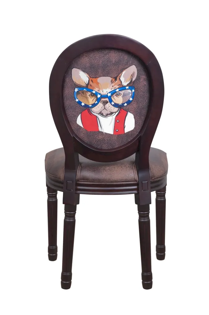 Стул Volker Brownie Bulldog Print в интернет-магазине в Екатеринбурге