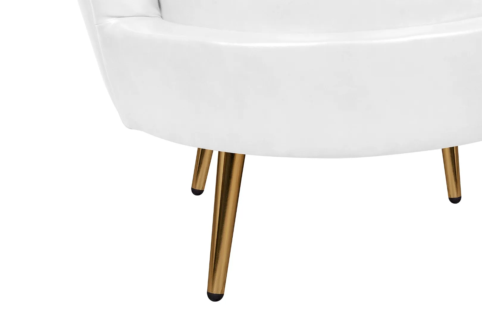 фото Низкое кресло ракушка Pearl White в интерьере в Екатеринбурге
