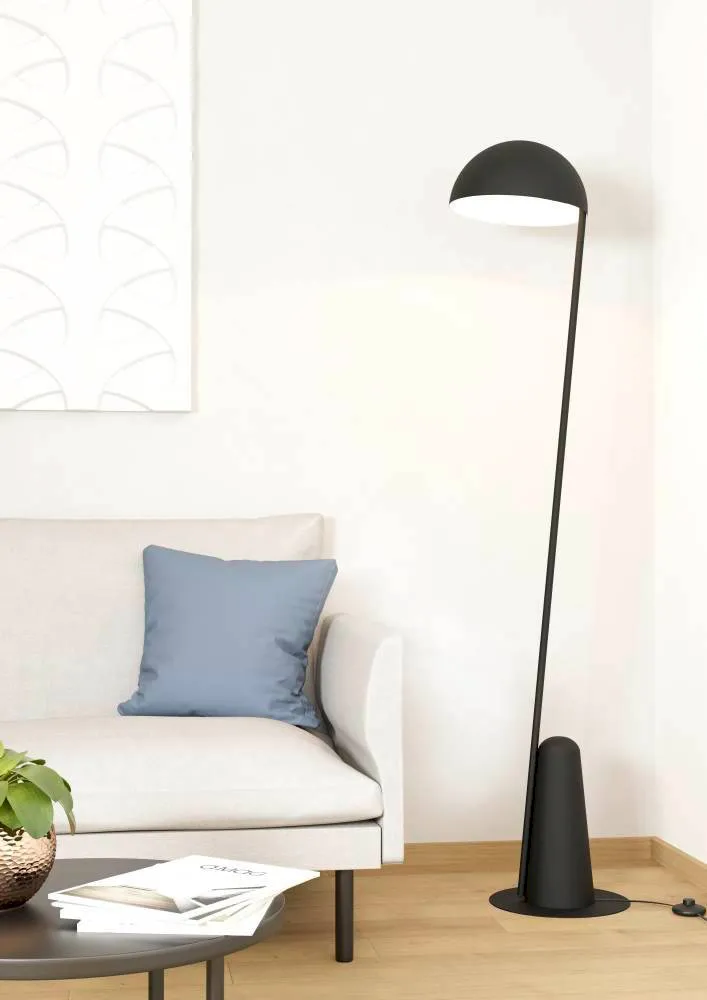 купить 900135 Торшер ARANZOLA, 1X40W, E27, сталь, черный, белый