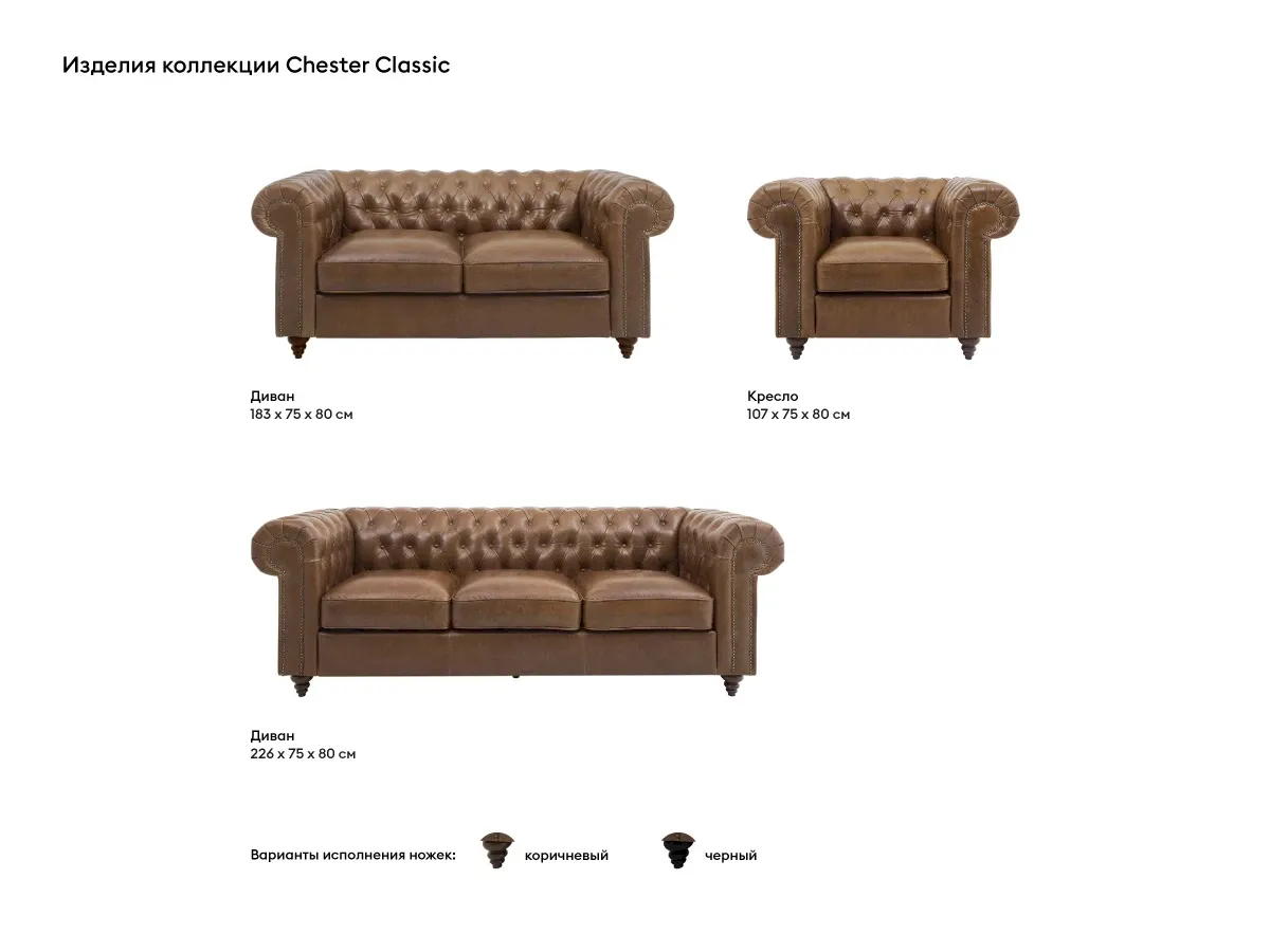 купить Диван Chester Classic в интернет-магазине в Екатеринбурге