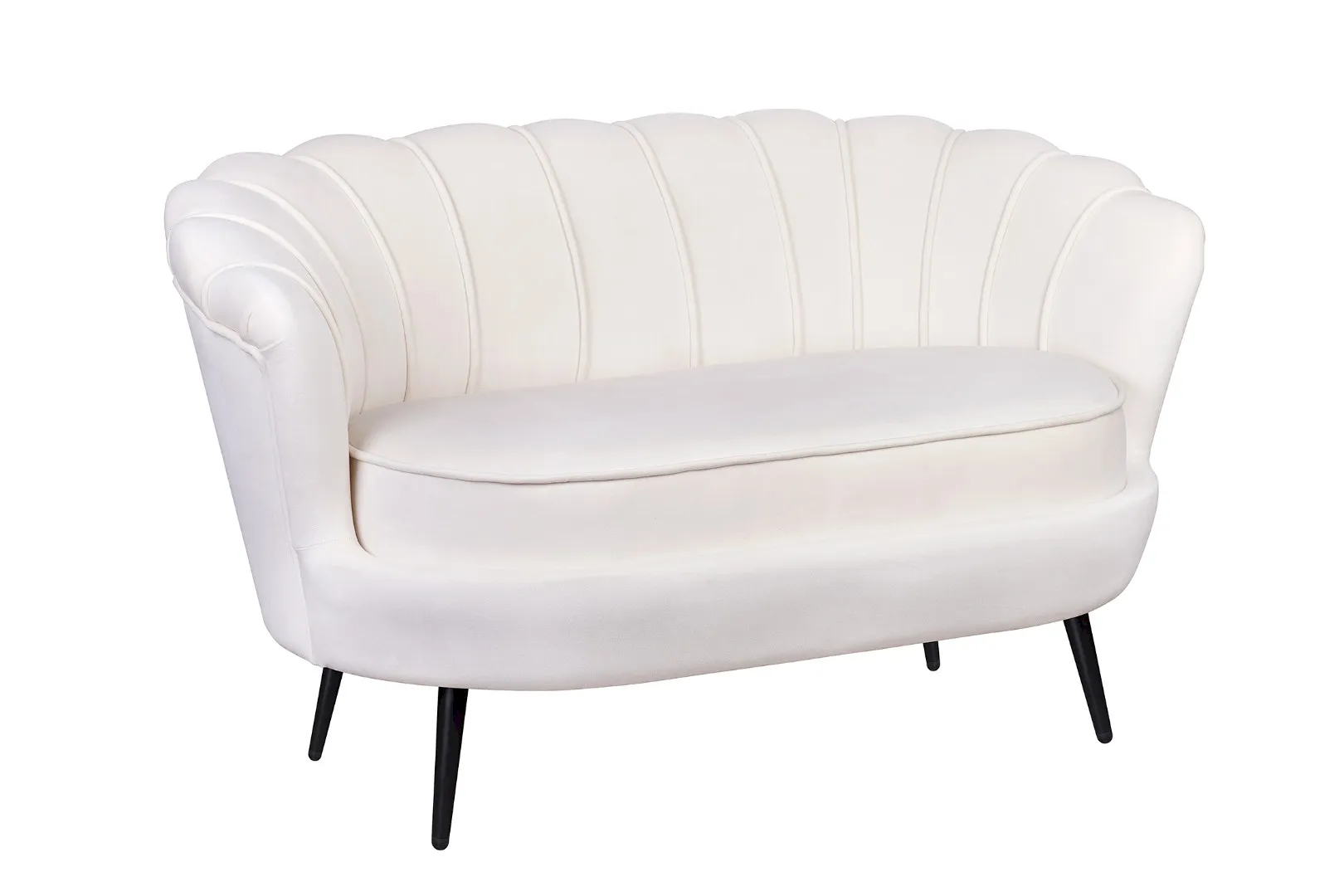 купить Диван ракушка Pearl Double Beige на черных ножках