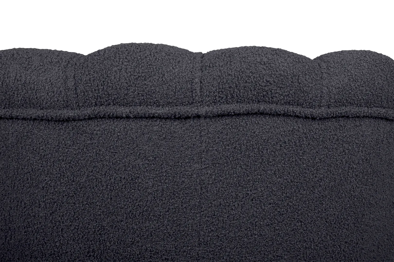 фото Низкое кресло ракушка Pearl Black Boucle в Екатеринбурге