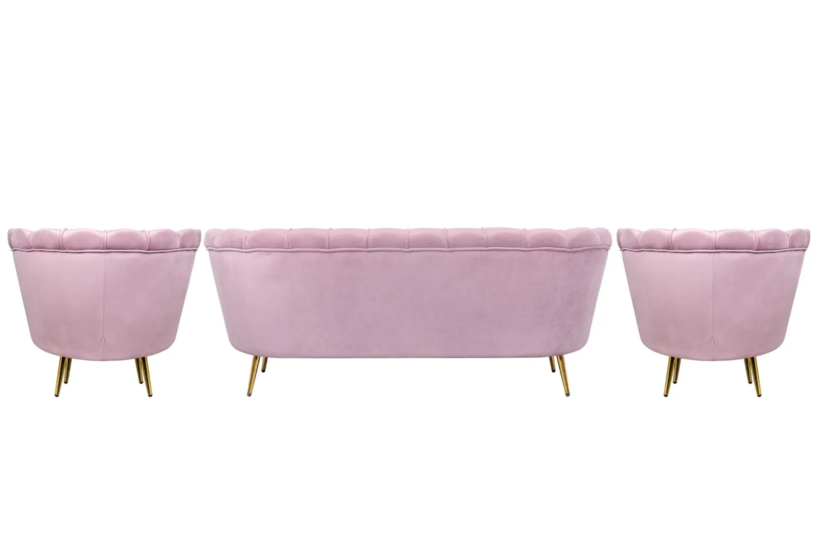 заказать Комплект кресел и дивана ракушка Pearl Triple Pink
