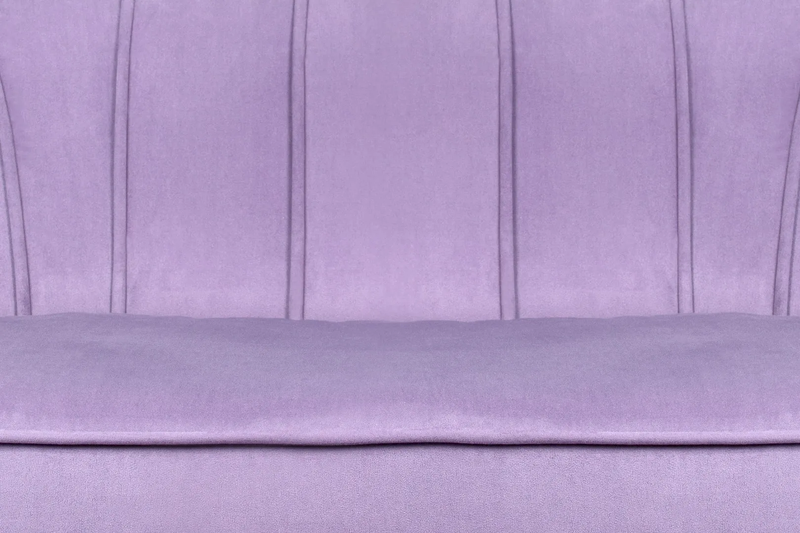 фото Диван ракушка для гостиниц Pearl Triple Purple на черных ножках