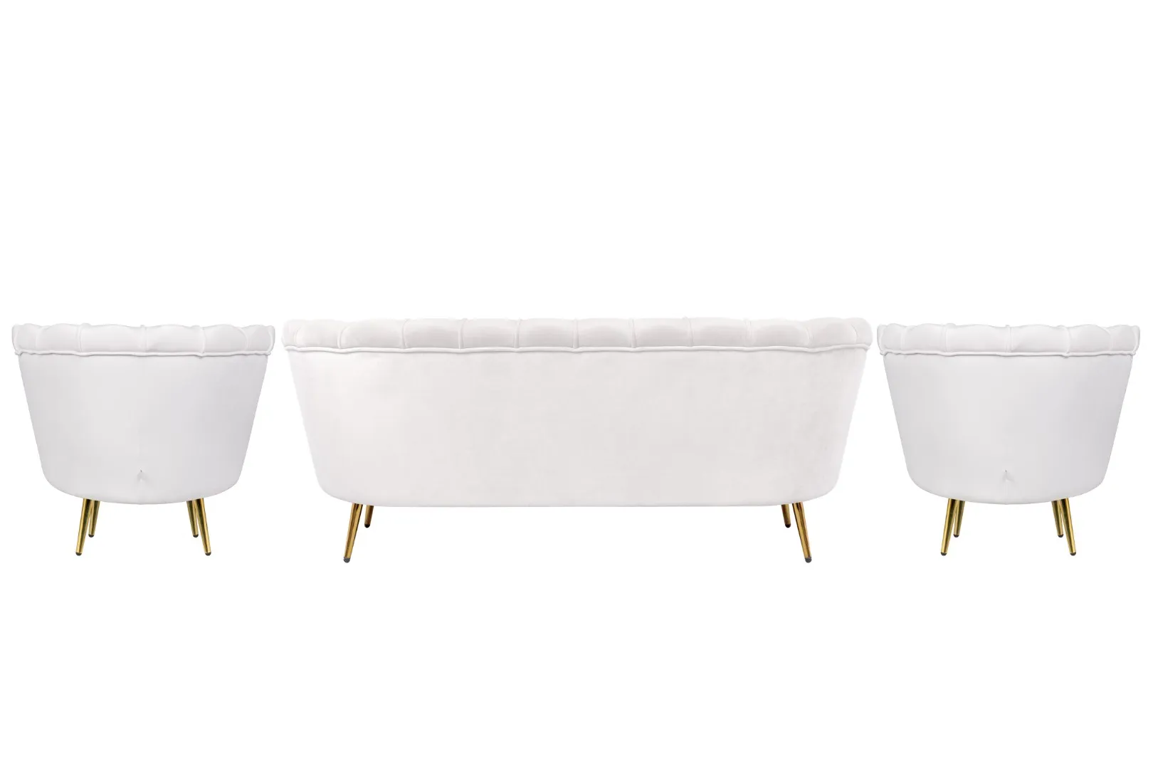заказать Комплект кресел и дивана ракушка Pearl Triple Beige